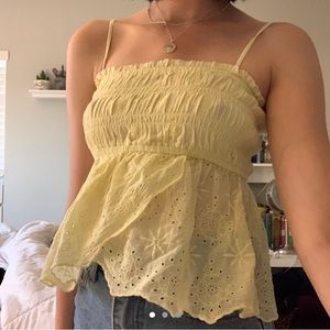 Yellow blouse